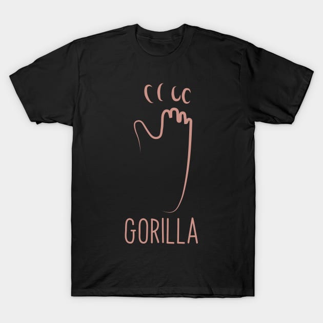 Gorilla Affe Tier T-Shirt by Chaoscreator